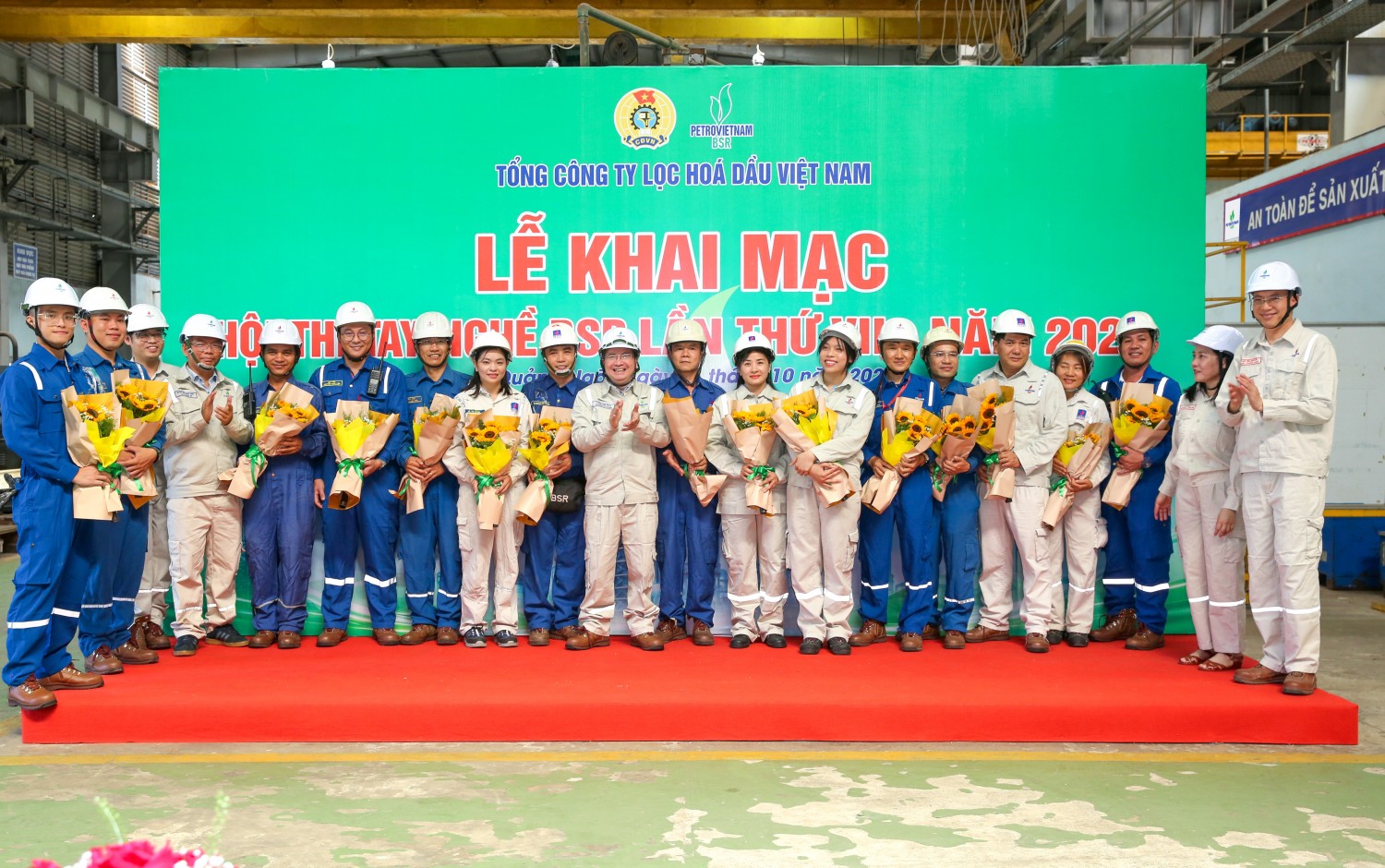 Ban Tổ chức Hội thi Tay nghề BSR chúc các đội thi sẽ đạt kết quả cao.