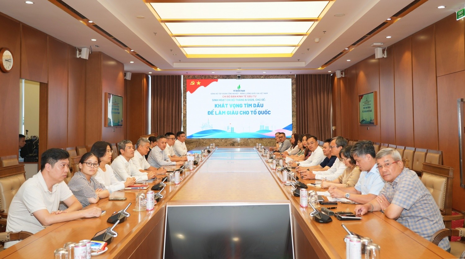 PETROVIETNAM duy trì nền nếp, nâng cao chất lượng sinh hoạt chi bộ