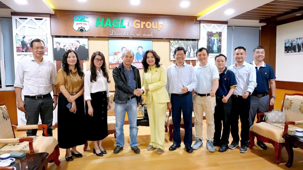 Đại diện PVCFC làm việc với Chủ tịch HĐQT HAGL Đoàn Nguyên Đức và ban lãnh đạo hai bên về hợp tác thương mại, cung ứng phân bón.