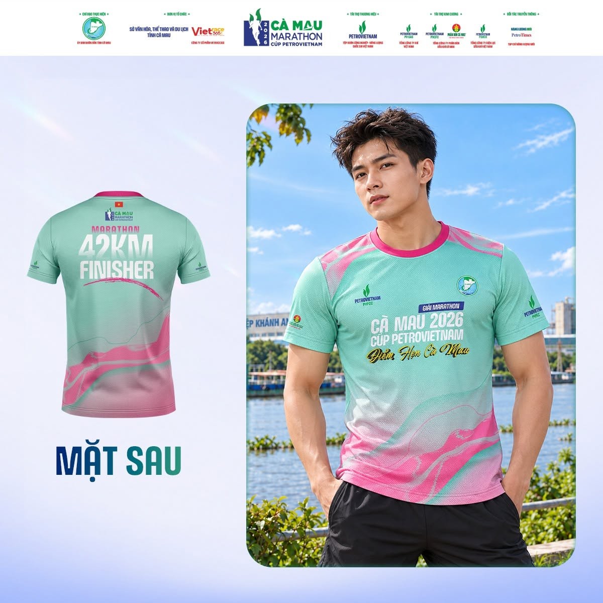 Cự ly 42 km đặt ra thử thách lớn hơn về sức bền, thể lực và ý chí. Chiếc áo hoàn thành dành cho cự ly này là dấu ấn của hành trình vượt qua giới hạn bản thân, hướng tới mục tiêu về đích.
