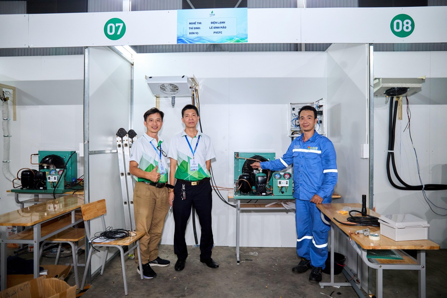 Anh Lê Đình Mão hoàn thành bài thi tại Hội thi Tay nghề Dầu khí lần thứ IX - năm 2026.