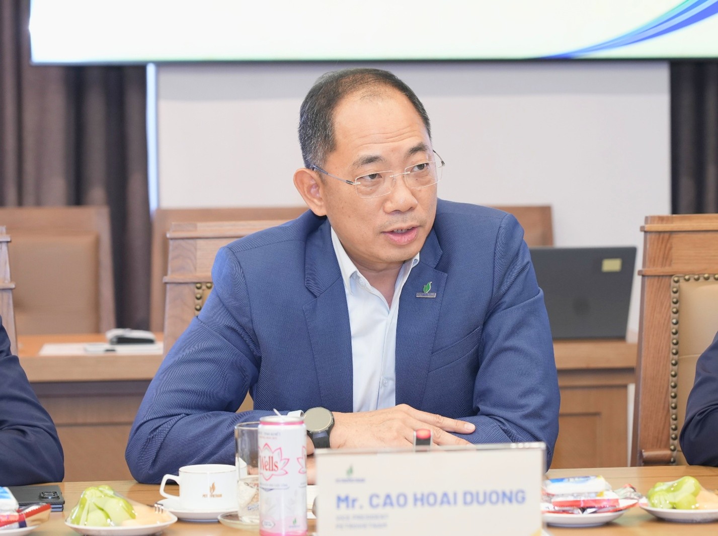 Phó Tổng Giám đốc PETROVIETNAM Cao Hoài Dương chia sẻ về quá trình PETROVIETNAM triển khai dự án Nhà máy điện hạt nhân Ninh Thuận 2.