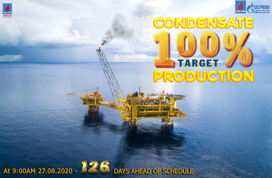 BIENDONG POC “về đích sớm” 126 ngày so với kế hoạch sản lượng Condensate”