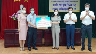PVOIL trao tặng tỉnh Thanh Hóa máy thở chức năng cao thực hiện công tác phòng chống dịch Covid-19