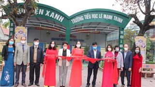 Petrovietnam trao tặng Thư viện xanh và trang thiết bị giáo dục cho trường tiểu học tại Thanh Hóa