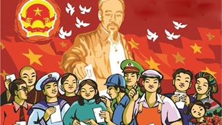 Khẩu hiệu tuyên truyền về bầu cử ĐBQH khóa XV và đại biểu HĐND các cấp