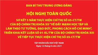 Triệu tập  đại biểu tham dự Hội nghị Ban Bí thư sơ kết 5 năm thực hiện Chỉ thị 05-CT/TW và Nghiên cứu, học tập chuyên đề toàn khóa nhiệm kỳ ĐH XIII