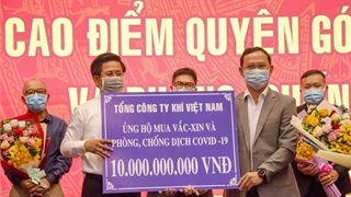 PV GAS ủng hộ 173 tỷ đồng cho công tác phòng chống đại dịch Covid-19