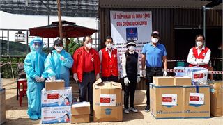 PETROSETCO - PHTD trao quà cho các chốt kiểm soát dịch bệnh tại Đà Lạt