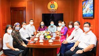 Lãnh đạo CĐ DKVN thăm và chúc Tết Công đoàn Vietsovpetro