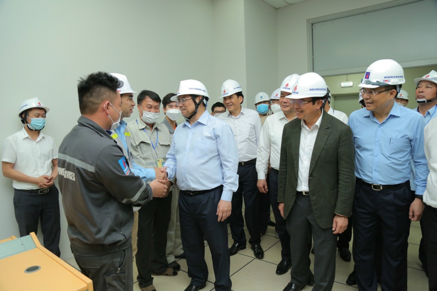Thủ tướng Chính phủ làm việc, kiểm tra quá trình hoà lưới điện Tổ máy 1 NMNĐ Thái Bình 2”