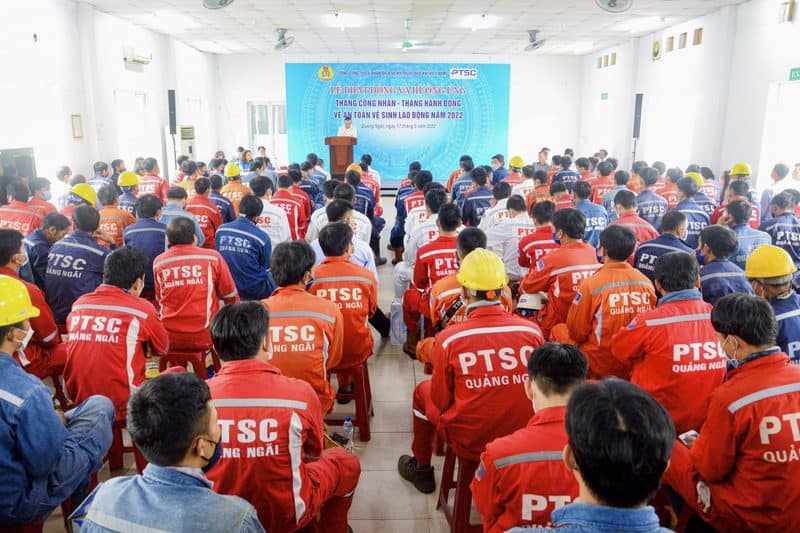 Công đoàn PTSC hưởng ứng Tháng Công nhân, Tháng Hành động về ATVSLĐ”