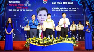 Kỹ sư trẻ Trần Anh Khoa - PV GAS được tuyên dương “Người thợ trẻ giỏi” toàn quốc năm 2022
