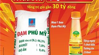 “Đạm Phú Mỹ - Đồng hành sẻ chia” với 2 triệu chai dầu ăn tặng bà con nông dân