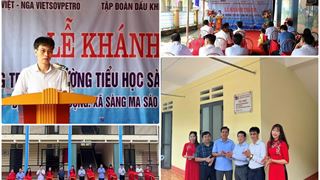 Vietsovpetro khánh thành công trình an sinh xã hội tại tỉnh Lào Cai