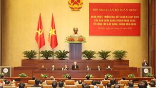 Tài liệu nghiên cứu, học tập, quán triệt, tuyên truyền Nghị quyết Hội nghị lần thứ năm Ban Chấp hành Trung ương Đảng khóa XIII