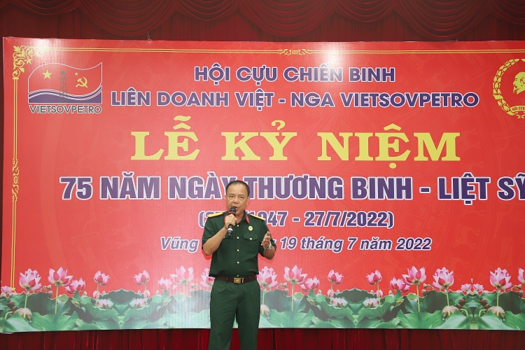 Vietsovpetro tổ chức Lễ kỷ niệm 75 năm ngày Thương binh – Liệt sĩ