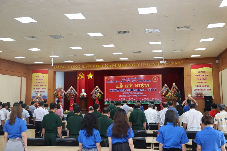 Vietsovpetro tổ chức Lễ kỷ niệm 75 năm ngày Thương binh – Liệt sĩ