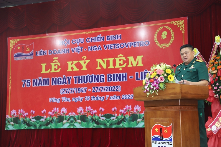 Vietsovpetro tổ chức Lễ kỷ niệm 75 năm ngày Thương binh – Liệt sĩ