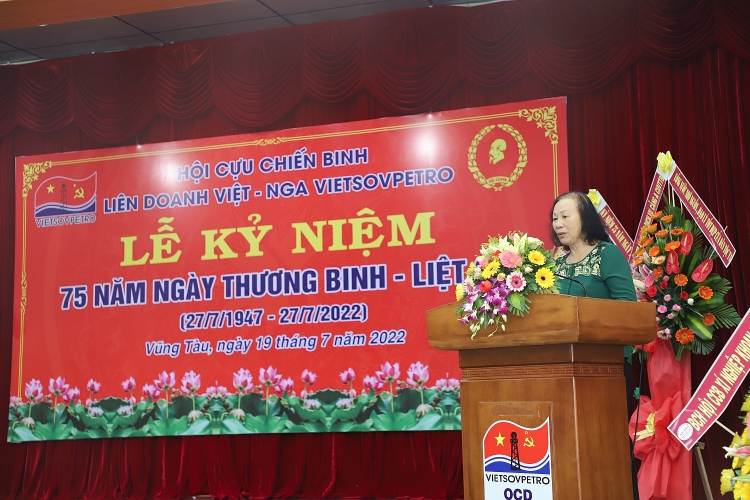 Vietsovpetro tổ chức Lễ kỷ niệm 75 năm ngày Thương binh – Liệt sĩ