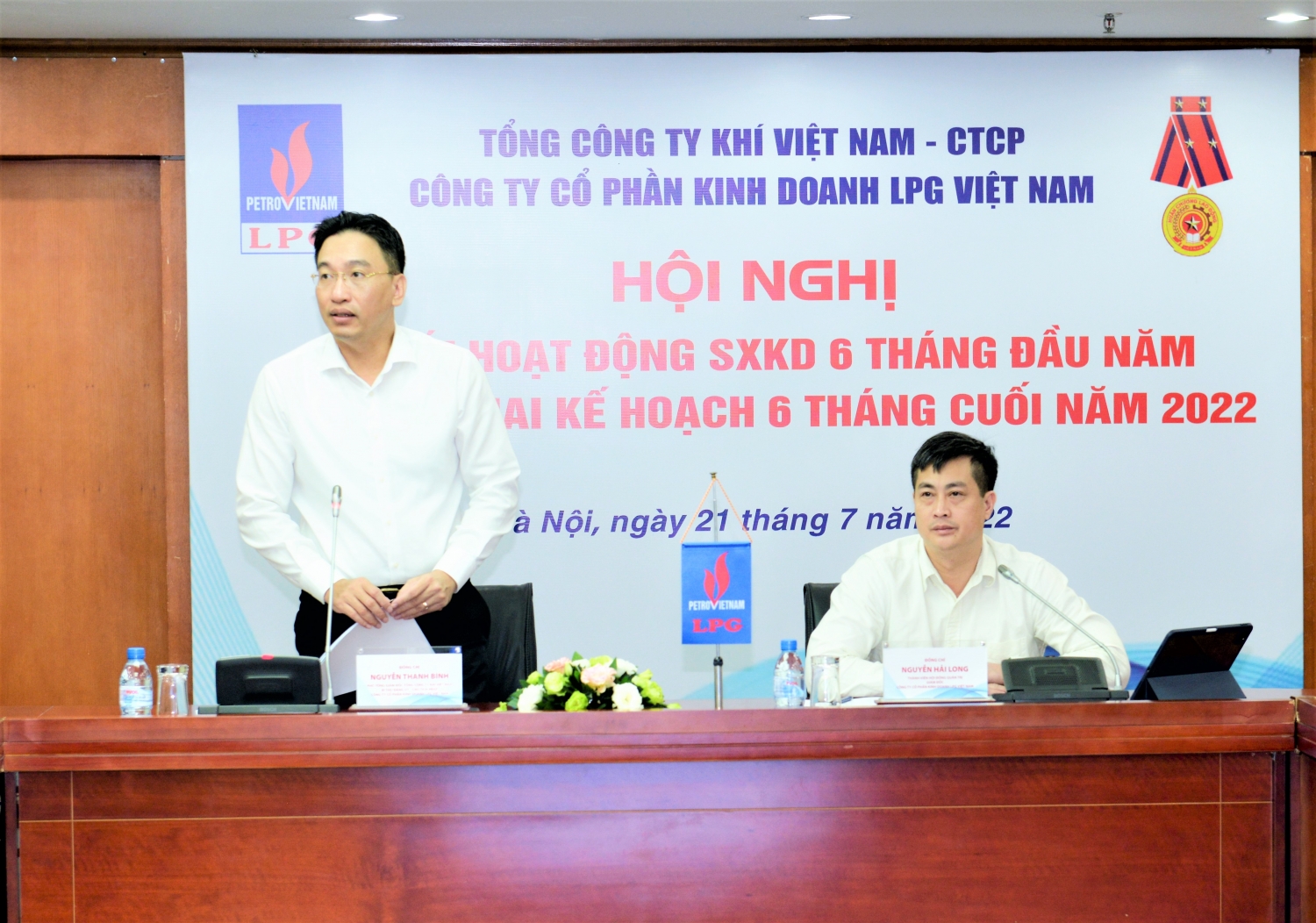 Ông Nguyễn Thanh Bình và ông Nguyễn Hải Long chủ trì Hội nghị