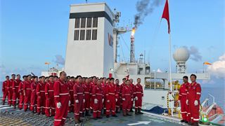 PPS tổ chức Lễ chào cờ mừng ngày Quốc khánh 2/9 trên tàu FPSO Ruby II