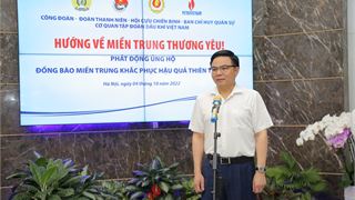 Petrovietnam phát động ủng hộ đồng bào miền Trung bị ảnh hưởng bởi bão Noru