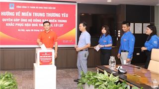 PVEP quyên góp ủng hộ đồng bào miền Trung khắc phục hậu quả bão lũ