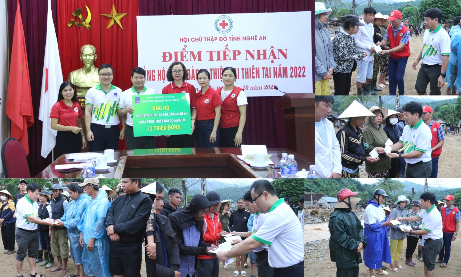 PVFCCo chia sẻ với đồng bào vùng lũ Kỳ Sơn, Nghệ An PVFCCo chia sẻ với đồng bào vùng lũ Kỳ Sơn, Nghệ An