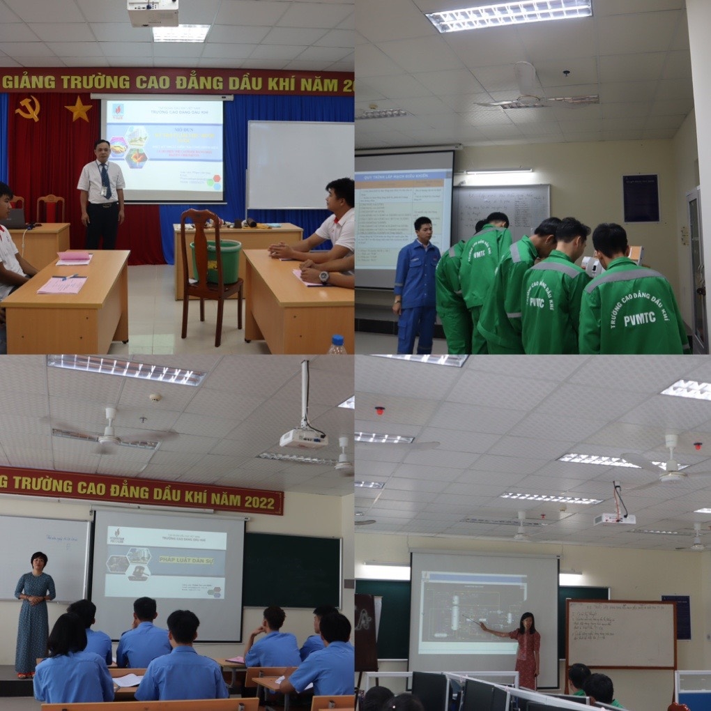 Các thầy cô giáo trình giảng tại Hội giảng Trường Các thầy cô giáo trình giảng tại Hội giảng Trường