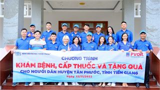 PVOIL tổ chức chương trình an sinh xã hội tại tỉnh Tiền Giang