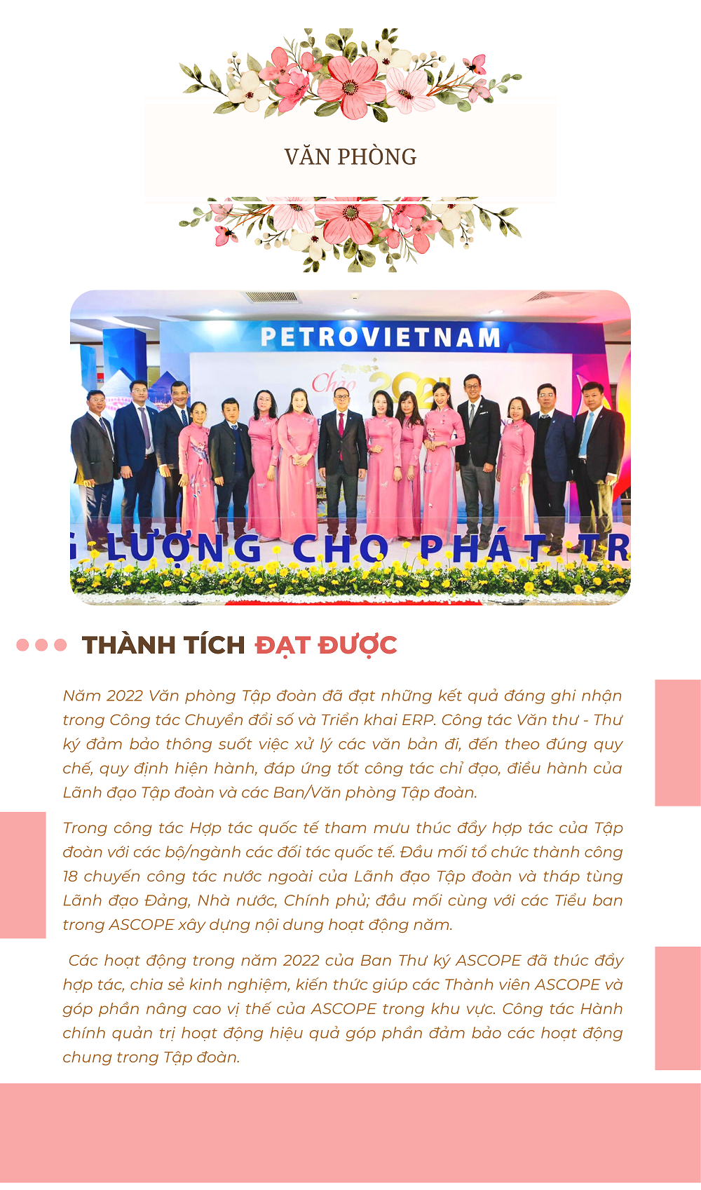 [E-Magazine] Petrovietnam vinh danh 5 tập thể, 22 cá nhân có thành tích xuất sắc trong năm 2022