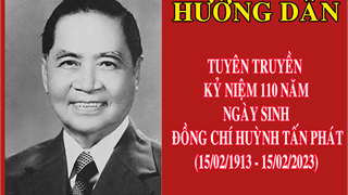 Tuyên truyền kỷ niệm 110 năm Ngày sinh đồng chí Huỳnh Tấn Phát