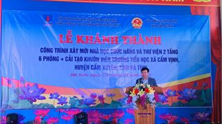 PVTrans tài trợ xây dựng trường học tại Hà Tĩnh