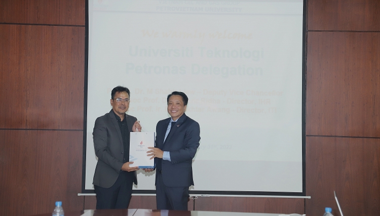 Trường Đại học Dầu khí Việt Nam tiếp đoàn công tác của Trường Đại học Công nghệ Petronas