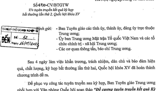 Đề cương tuyên truyền kết qủa kỳ họp bất thường lần thứ 2, Quốc hội khoá XV