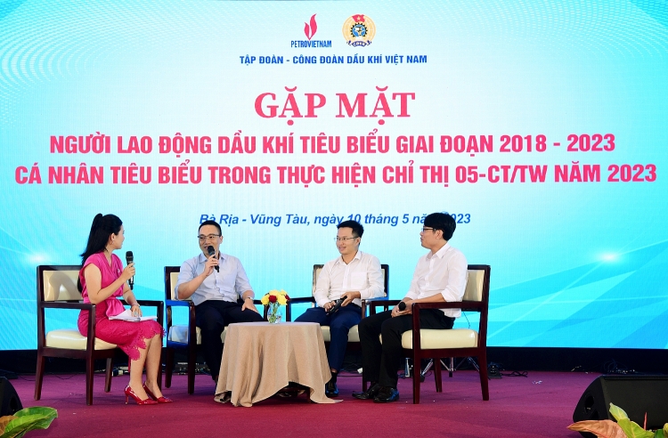 CĐ DKVN gặp mặt Người lao động Dầu khí tiêu biểu 2018-2023 và cá nhân tiêu biểu trong thực hiện tốt Chỉ thị 05-CT/TW năm 2023 CĐ DKVN gặp mặt Người lao động Dầu khí tiêu biểu giai đoạn 2018-2023