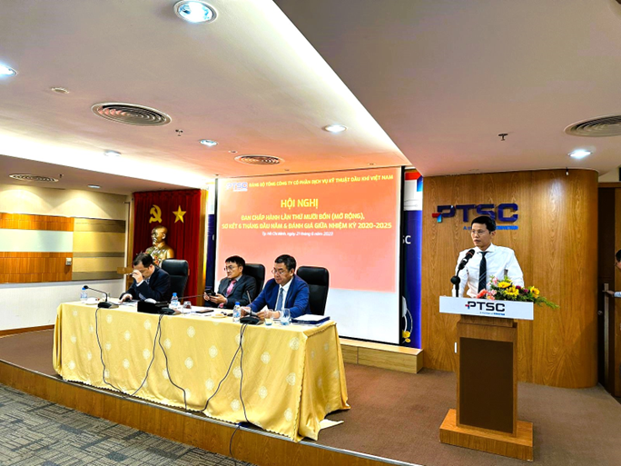 Đảng bộ PTSC sơ kết công tác 6 tháng đầu năm và đánh giá giữa nhiệm kỳ 2020-2025 Đảng bộ PTSC sơ kết công tác 6 tháng đầu năm và đánh giá giữa nhiệm kỳ 2020-2025