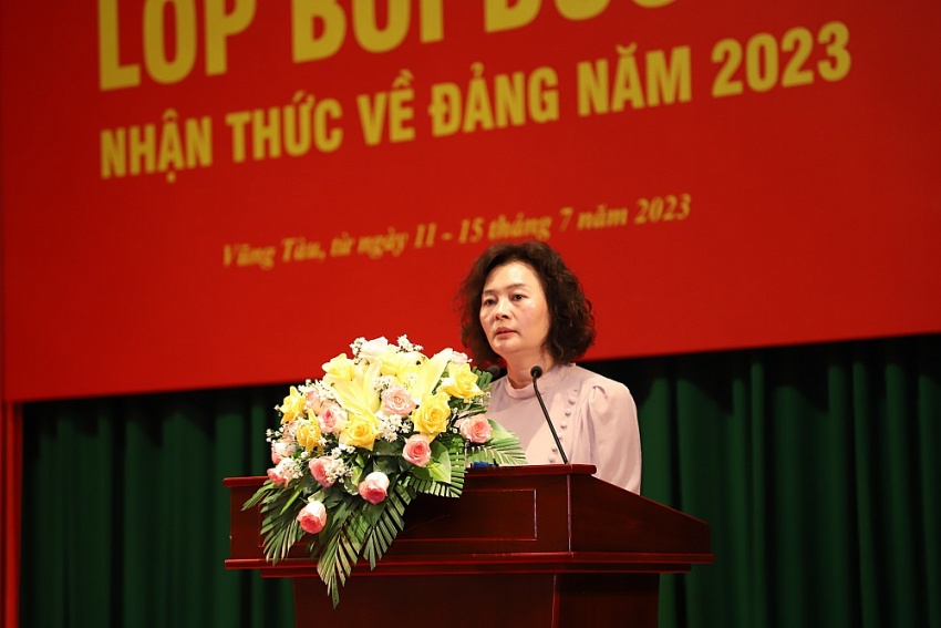 Khai giảng lớp bồi dưỡng nhận thức về Đảng năm 2023 khu vực TP Vũng Tàu Khai giảng lớp bồi dưỡng nhận thức về Đảng năm 2023 khu vực TP Vũng Tàu