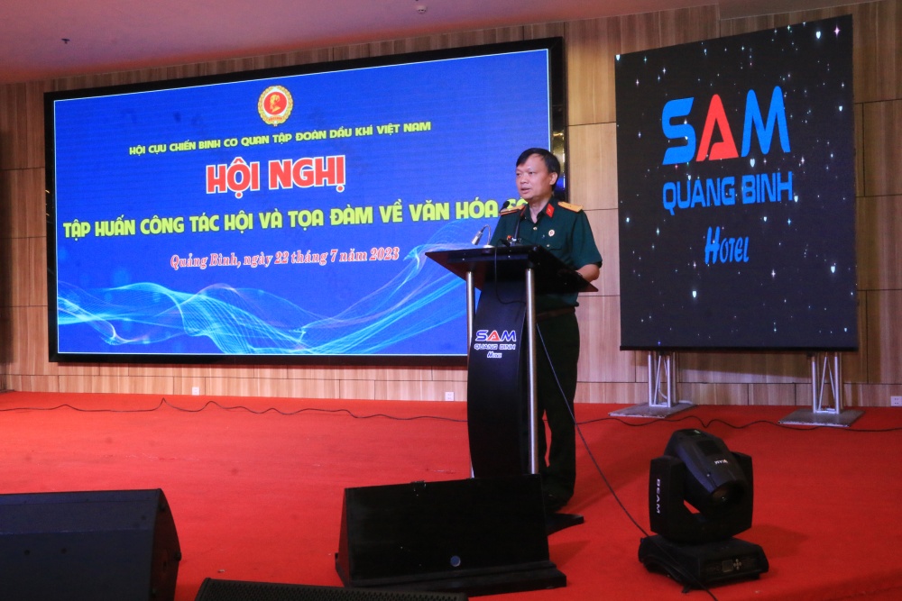 Hội CCB Cơ quan Tập đoàn tổ chức tập huấn công tác hội và tọa đàm văn hóa số