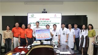 PVEP trao tài trợ 5 tỷ đồng cho Bệnh viện Hữu nghị Việt Đức mua sắm thiết bị y tế