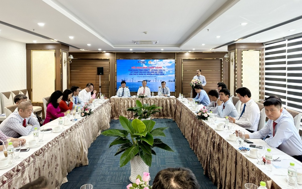 Công đoàn PTSC tổ chức hội nghị Ban chấp hành mở rộng lần thứ II, khóa VIII, nhiệm kỳ 2023-2028 Công đoàn PTSC tổ chức hội nghị Ban chấp hành mở rộng lần thứ II, khóa VIII, nhiệm kỳ 2023-2028