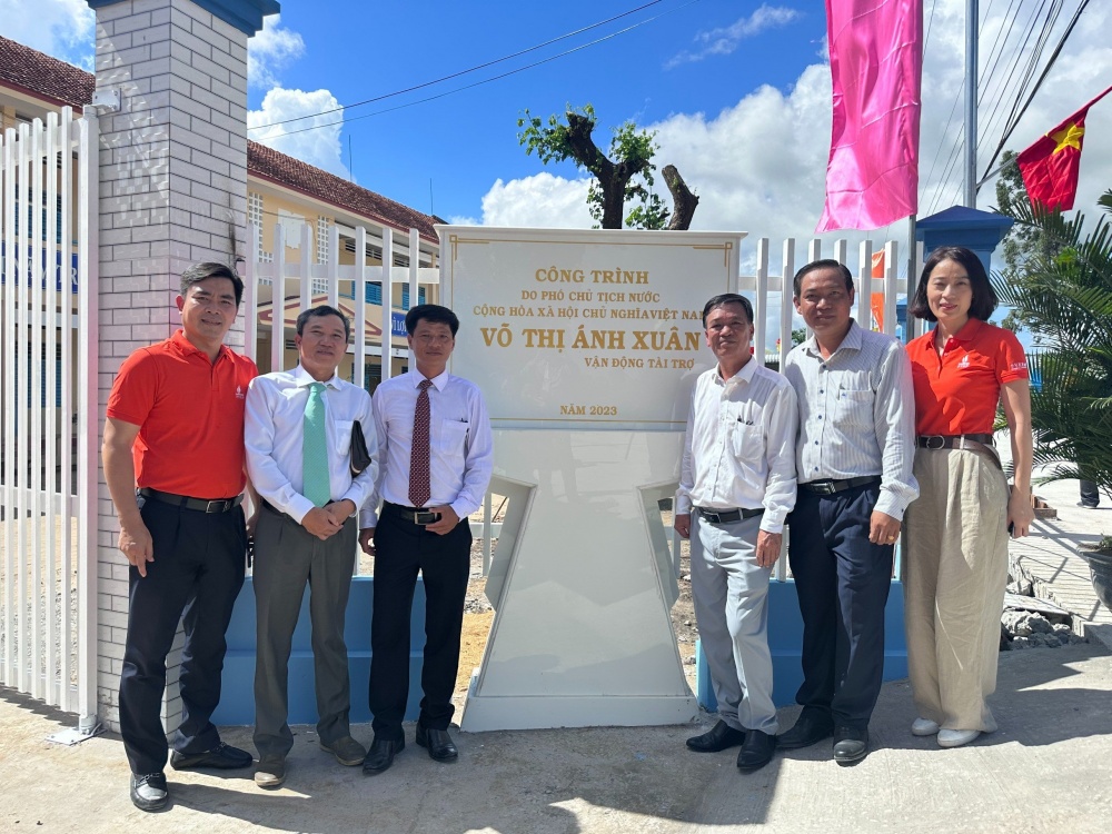 PVEP tài trợ 5 tỷ đồng xây dựng Trường Tiểu học và THCS Vĩnh Phước, tỉnh An Giang