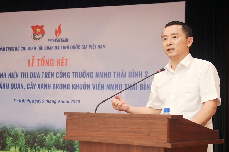 Tổng kết phong trào thanh niên thi đua trên công trường Nhà máy Nhiệt điện Thái Bình 2 Phong trào thanh niên thi đua trên công trường góp phần làm hồi sinh NMNĐ Thái Bình 2