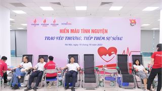 Đoàn Thanh niên VPI, PVChem, PVPower, PETROCONs tổ chức chương trình Hiến máu tình nguyện năm 2023