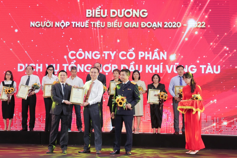 Petrovietnam được vinh danh đơn vị nộp thuế tiêu biểu giai đoạn 2020 - 2022