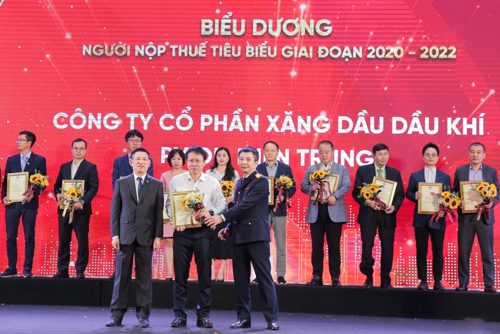 Petrovietnam được vinh danh đơn vị nộp thuế tiêu biểu giai đoạn 2020 - 2022