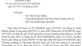 CV 1354 vv thực hiện kế hoạch 97 của DUK