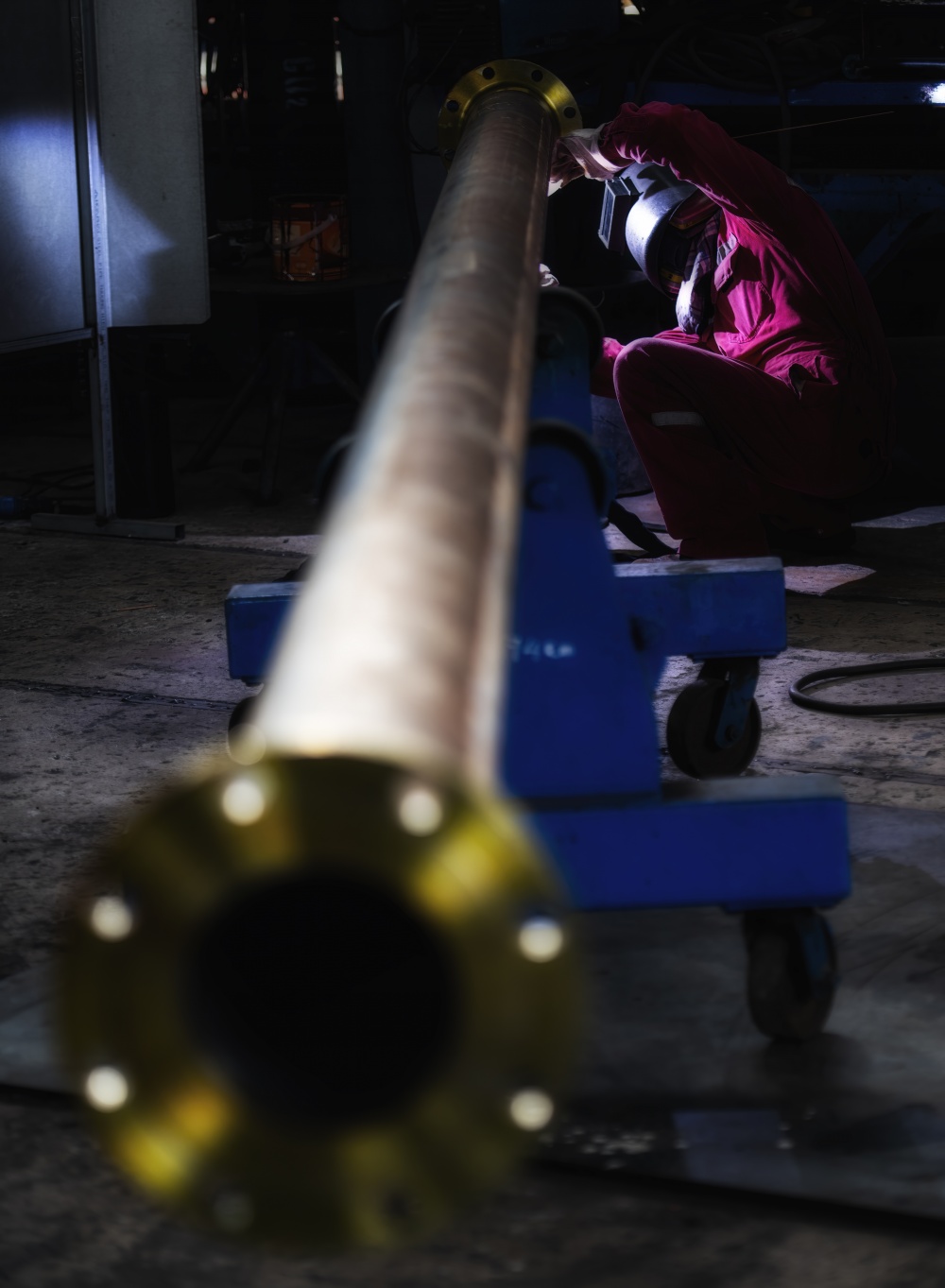 18-DQL-AB-0004-09: Hàn mặt bích cho piping tại xưởng cơ khí PVD Offshore. 18-DQL-AB-0004-09: Hàn mặt bích cho piping tại xưởng cơ khí PVD Offshore.