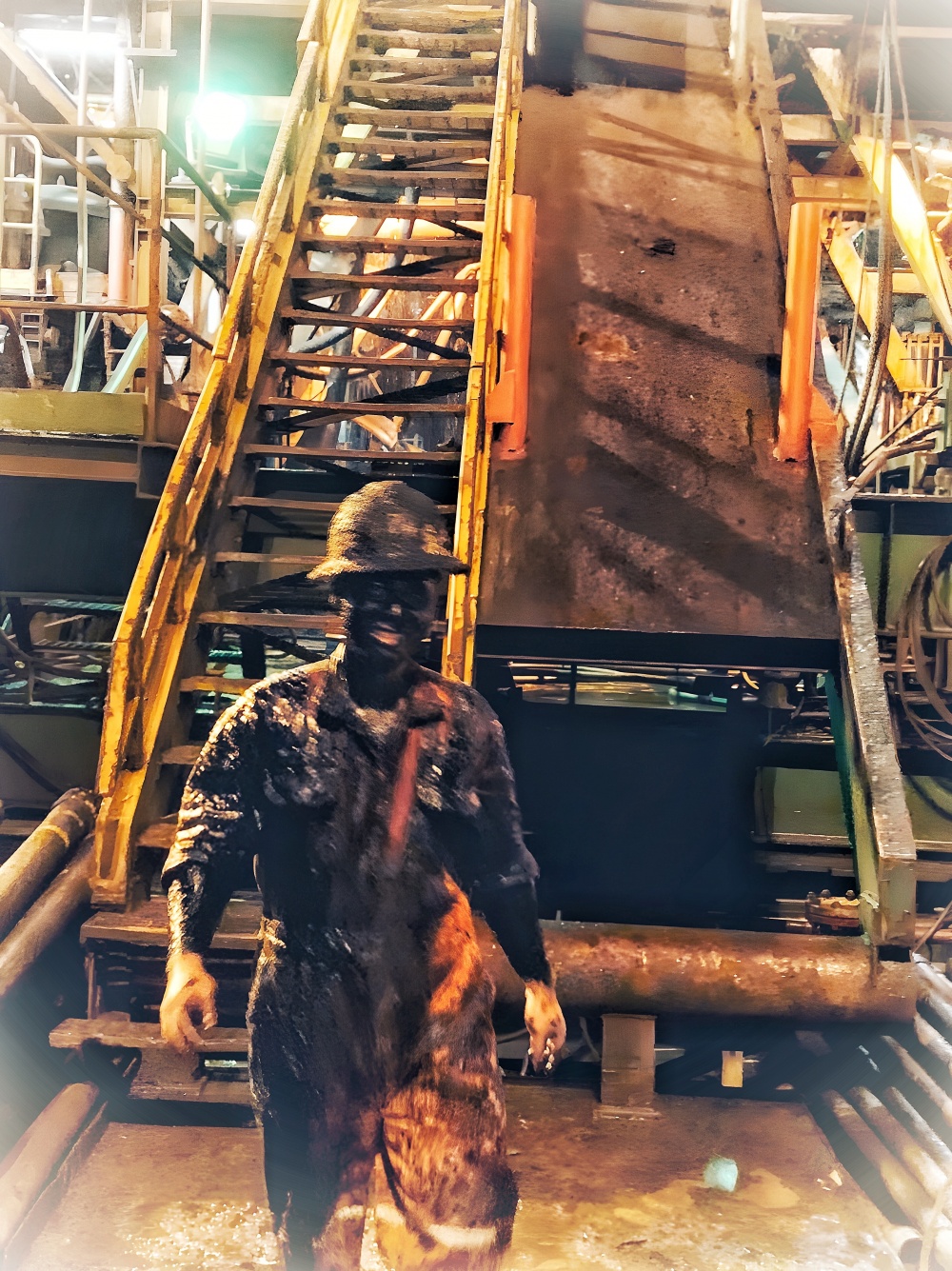 Tác phẩm dự thi 'Petrovietnam trong tôi': Bộ ảnh : “Công tác thực hiện nứt vỉa thủy lực để tăng cường khai thác dầu”, tác giả Phạm Minh Cường (Vietsvovpetro)